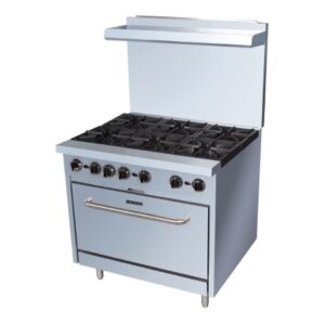 Natural Gas Range Darling Foodservice Stainless Steel