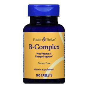 Multivitamin Supplement Foster & Thrive Vitamin B / Ascorbic Acid Tablet 100 per Bottle