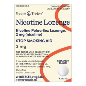 Stop Smoking Aid Foster & Thrive 2 mg Strength Lozenge