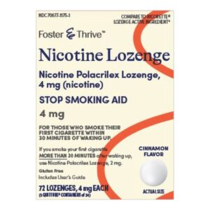 Stop Smoking Aid Foster & Thrive 4 mg Strength Lozenge