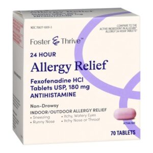 Allergy Relief Foster & Thrive 180 mg Strength Tablet 70 per Bottle