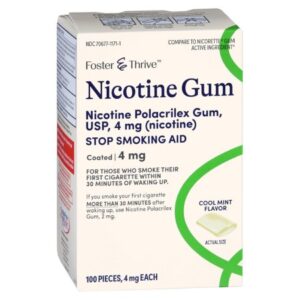 Stop Smoking Aid Foster & Thrive 4 mg Strength Gum