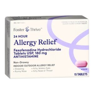 Allergy Relief Foster & Thrive 180 mg Strength Tablet 15 per Box