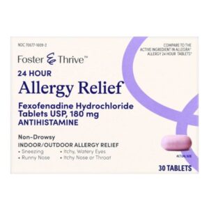 Allergy Relief Foster & Thrive 180 mg Strength Tablet 30 per Box