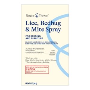 Lice Treatment for Durable Goods Foster & Thrive Aerosol Spray Liquid 5 oz. Can NonSterile