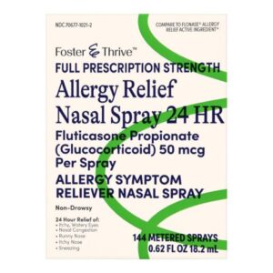 Allergy Relief Foster & Thrive 50 mcg Strength Nasal Spray 144 Metered Sprays
