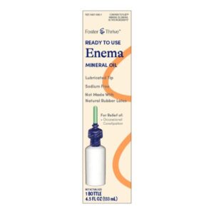 Enema Foster & Thrive 4.5 oz. 100% Strength Mineral Oil USP