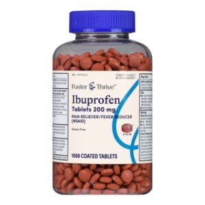 Pain Relief Foster & Thrive 200 mg Strength Ibuprofen Tablet 1000 per Bottle