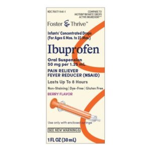 Infants’ Pain Relief Foster & Thrive Ibuprofen Liquid 1 oz.