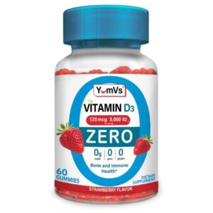 Diabetic Vitamin Supplement Geri-Care Vitamin D3 5,000 IU Strength Gummy 60 per Bottle