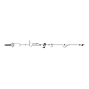 IV Pump Set SURE-LOK Pump 1 Port 10 Drops / mL Drip Rate Without Filter 92 Inch Tubing Without Flow Regulator