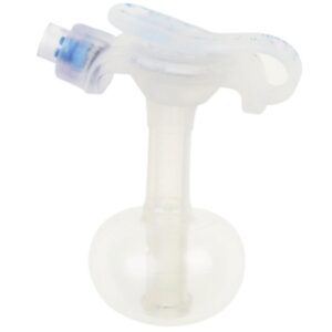 Skin Level Balloon Gastrostomy Kit Kangaroo 16 Fr. 1.6 cm Tube Silicone Sterile