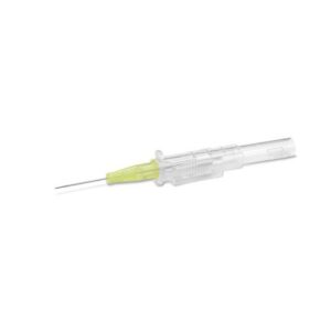 Peripheral IV Catheter Prevent SLS 24 Gauge 3/4 Inch Polyurethane Straight Hub Non Blood Control Sliding Safety