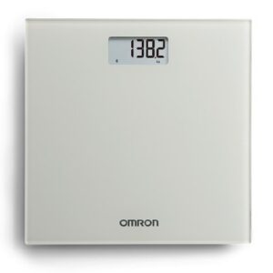 Floor Scale Omron Digital Display White Battery Operated