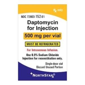 Daptomycin 500 mg Intravenous Injection 10 mL