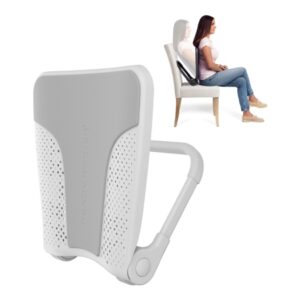 Lumbar Support Seat Rocking Device Ready Rocker 17 W X 18 L X 3-1/2 D Inch Aluminum / Foam