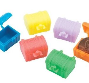 SmileMakers 200 Pieces Lucky Tooth Treasure Chest Toys 1/2 X 3/4 Inch