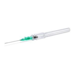 Peripheral IV Catheter McKesson Prevent R 18 Gauge 1.16 Inch Polyurethane Straight Hub Blood Control Push Button Safety