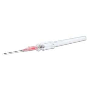 Peripheral IV Catheter McKesson Prevent R 20 Gauge 1.16 Inch Polyurethane Straight Hub Blood Control Push Button Safety