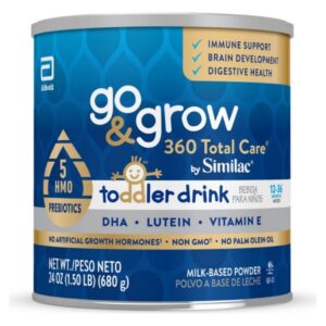 Toddler Formula Go & Grow 360 Total Care by Similac Unflavored 24 oz. Can Powder Milk-Based