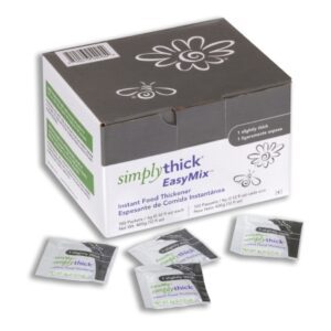 Food and Beverage Thickener SimplyThick Easy Mix 4 oz. Individual Packet Unflavored Powder IDDSI Level 1 Slightly Thick