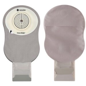 Ostomy Pouch Esteem Body One-Piece System 11 Inch Length Convex, Pre-Cut 30 mm Stoma Drainable