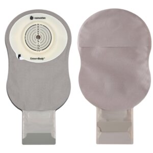 Ostomy Pouch Esteem Body One-Piece System 11 Inch Length Deep Convex, Trim To Fit 10 to 25 mm Stoma Drainable