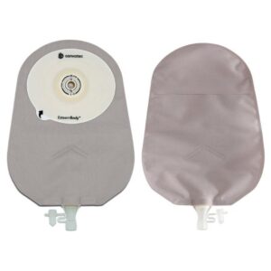 Urostomy Pouch Esteem Body One-Piece System 10 Inch Length Deep Convex, Trim To Fit 10 to 35 mm Stoma