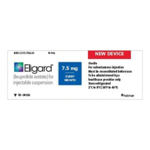 Eligard Leuprolide Acetate 7.5 mg Injection 0.25 mL