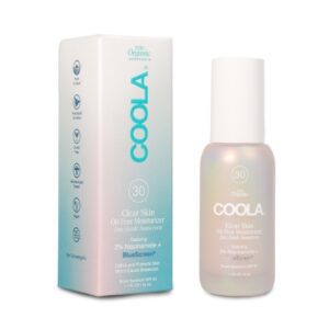 Facial Moisturizer with Sunscreen COOLA Clear Skin 1.1 oz. Bottle Unscented Lotion