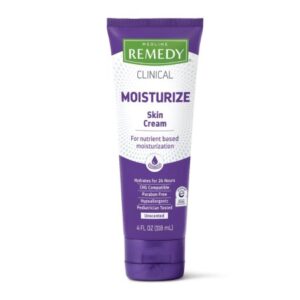 Hand and Body Moisturizer Medline Remedy Clinical 4 oz. Tube Unscented Cream CHG Compatible
