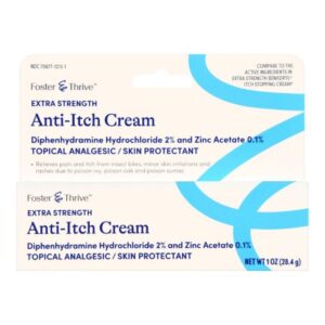 Itch Relief Foster & Thrive 2% – 0.1% Strength Cream 1 oz. Tube