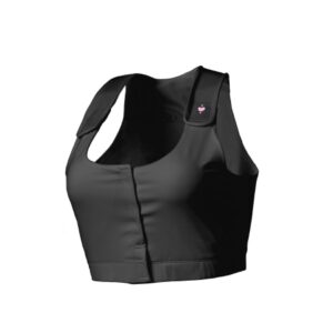 Post-Surgical Bra Serena Black Queen Size 50 to 54 Inch