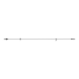 IV Pump Extension Set avoset Without Port Micro Bore 66.5 Inch Tubing Without Filter Sterile