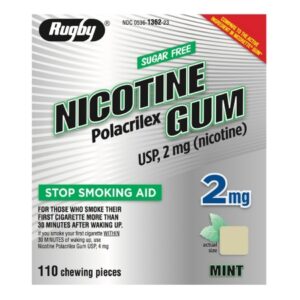 Stop Smoking Aid 2 mg Strength Gum