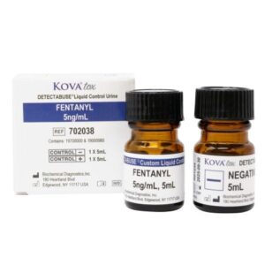 Drugs of Abuse Urinalysis Control Set DetectAbuse Fentanyl Positive Level / Negative Level 5 mL