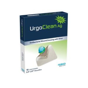 Silver Dressing UrgoClean Ag 2-1/2 X 2-1/2 Inch Square Sterile