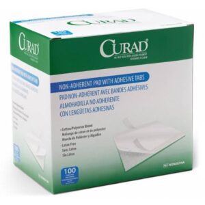 Non-Adherent Dressing with Adhesive Curad 3 X 4 Inch Sterile 100 per Pack