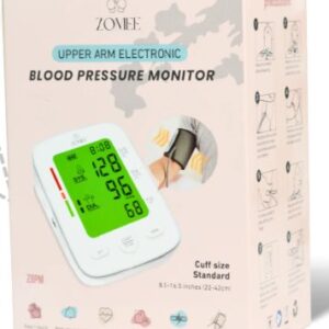 Home Automatic Digital Blood Pressure Monitor Zomee Adult Cuff Nylon Cuff 8.5 to 16.5 Inch Desk Model