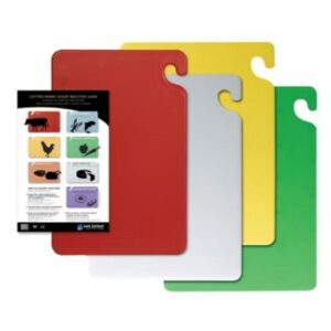 Cutting Board Set San Jamar Cut-N-Carry Plastic 18 X 12 X 1/2 Inch