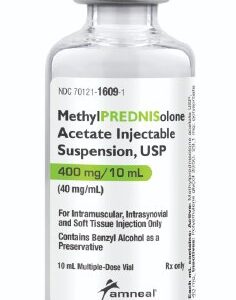Methylprednisolone Acetate 40 mg / mL Injection 10 mL