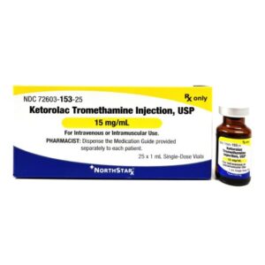 Ketorolac Tromethamine 15 mg / mL Injection 1 mL