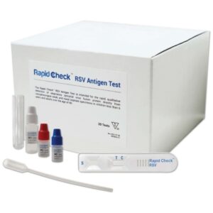 Respiratory Test Kit Rapid Check Respiratory Syncytial Virus Test (RSV) 20 Test CLIA Waived