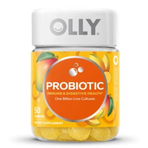 Probiotic Dietary Supplement OLLY 50 per Bottle Gummy