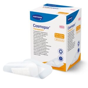 Transparent Film Dressing with Pad Cosmopor 2 X 2.8 Inch 4 Tab Delivery Rectangle Sterile