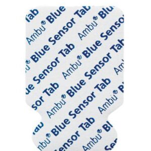 ECG Resting Electrode BlueSensor 2300 Tab Connector Solid Gel Polymer Backing Adult Radiolucent 10 per Pack
