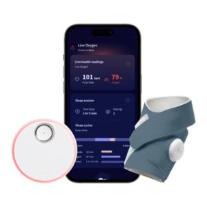 Baby Monitoring System Owlet Dream Sock Bedtime Blue