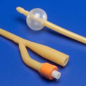 Foley Catheter Ultramer 3-Way Standard Tip 30 cc Balloon 18 Fr. Hydrogel Coated Latex