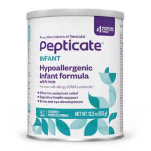 Infant Formula Pepticate Unflavored 13.2 oz. Can Powder Cow’s Milk Allergy