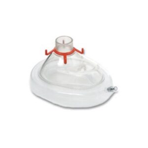 Anesthesia Mask Ambu Elongated Style Adult Large Hook Ring